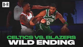 Final 5 Minutes of Celtics vs. Blazers | WILD Finish