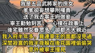 我是五品武將家的庶女。爹爹卻妄想攀附權貴，送了我去寧王府做妾。