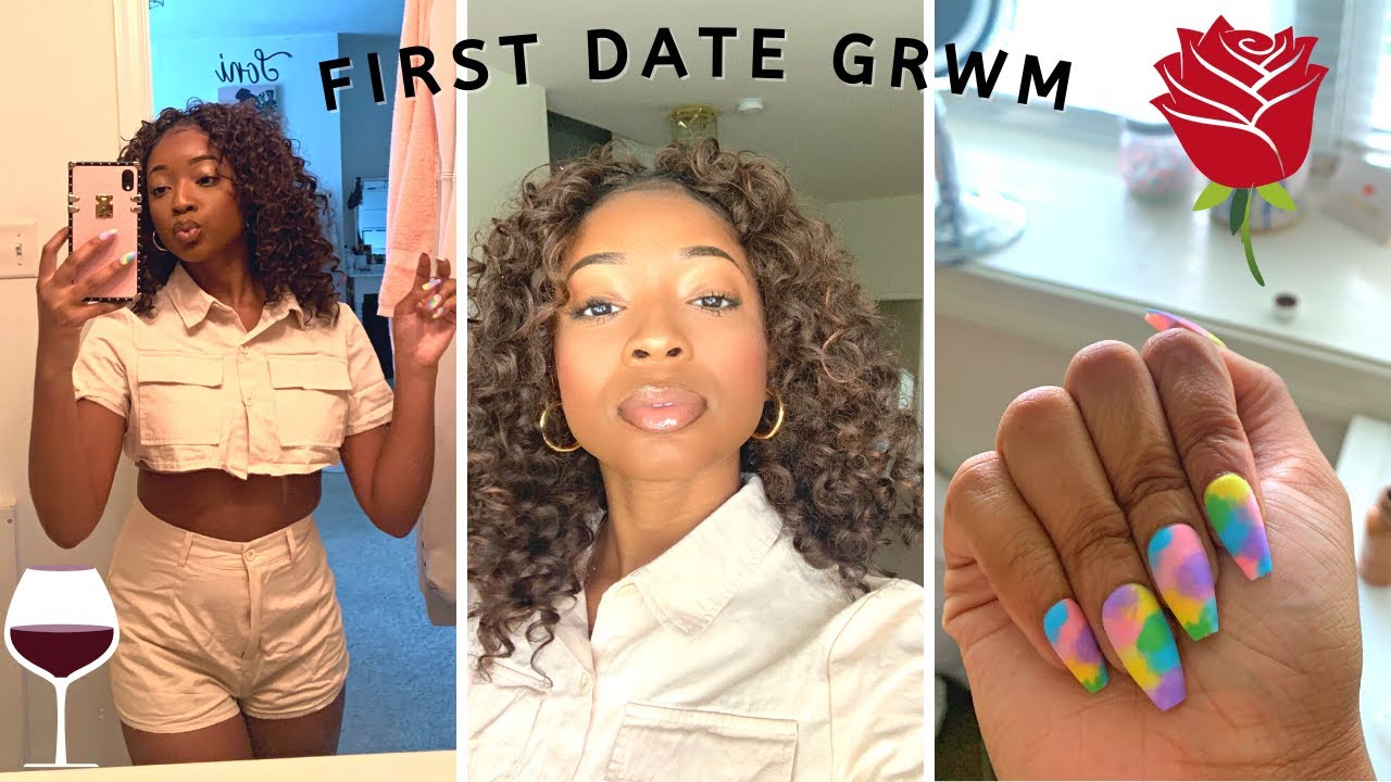 Grwm For My First Date Nervous Af Youtube