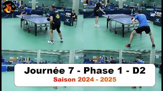 Journée 7 - Phase 1 - 24/25 - Départementale 2 | A bout de souffle ?! 🏓