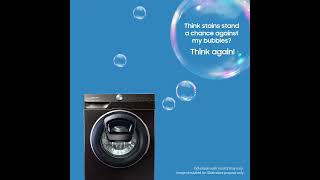 Samsung Washing Machines With the AI Ecobubble™.