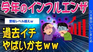 【2ch健康スレ】今年のインフル…過去一やばいかも【ゆっくり解説】