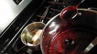 Making Seedless Black Raspberry Jam