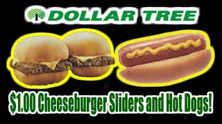 $1.00 Sliders and Dogs! - Dollar Tree Gems? - WHAT ARE WE EATING?? - The Wolfe Pit