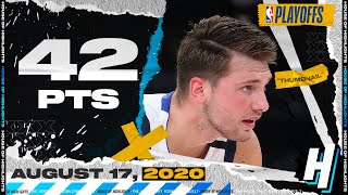 Luka Doncic PLAYOFFS DEBUT 42 Points Full Game 1 Highlights vs Clippers | 2020 NBA Playoffs