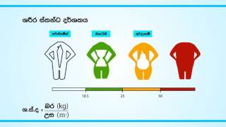 BMI , Health Education Bureau,Srilanka,  BMI (උසට සරිලන බර)