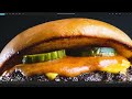 how to model texture and render a cheeseburger part 15 25