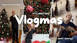 vlogmas diaries | it's CHRISTMAS, home for the holidays, buying a guitar, reuniting with besties