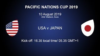 Pacific Nations Cup 2019  -  USA v日本