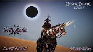 Black Desert Mobile | BLACK SUN| Kunoichi | 20240708 | GGWP