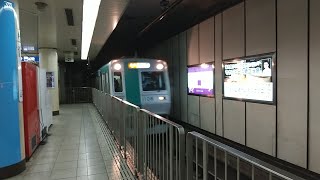 京都市営地下鉄10系1108Fの急行奈良行き 京都駅