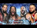 Roman Reigns & Seth Rollins vs Jacob Fatu & Bronson Reed Wwe Servivor Series Tag Team - Full Match