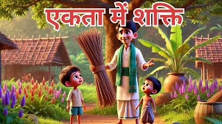 एकता में शक्ति है । प्रेरक प्रसंग। Unity in Strength -A moral story for kids #moralstoriesinhindi