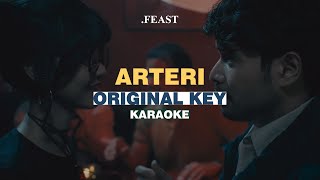 [KARAOKE] .Feast - Arteri (ORIGINAL KEY)