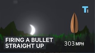 Firing a bullet straight up