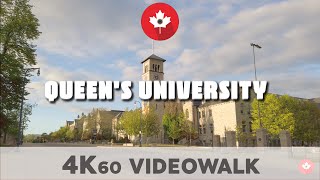 Queen's University Kingston Canada  | Campus walk Tour | 22 May 2021| 4K UHD 60fps