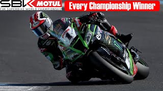 Superbike World Championship | EVERY CHAMPIONSHIP WINNER (1988 - 2023)