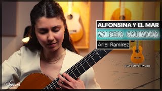 Valeria Galimova plays Alfonsina y el Mar by Ariel Ramirez on a 2024 Otto Rauch Classical Guitar