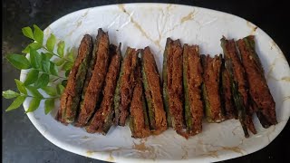 Stuffed Bendakai fry Recipe with less oil in Airfryer (తక్కువ నూనెతో బెండకాయ ఫ్రై