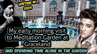 Alone at GRACELAND with ELVIS | Meditation Garden 2024 | Visit Graves of Elvis, Lisa Marie & Family