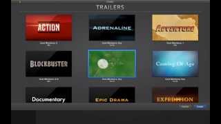 Create A Trailer using iMovie with pictures and Small video Clips