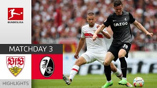 VfB Stuttgart - SC Freiburg 0-1 | Highlights | Matchday 3 – Bundesliga 2022/23