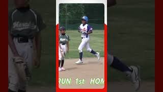 【少年野球】20240526ホームランADJEI NELLY四街道ブルースターズ  #baseball #佐倉リーグ #homerun #shorts