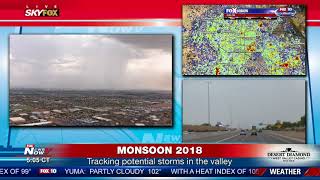 DAY FOUR: Monsoon activity again reaches the Valley (FNN)