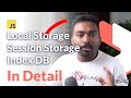 Javascript Storage - When to use what | Differences | In Details
