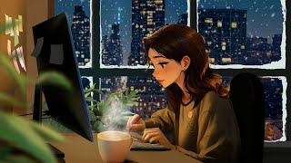 Lofi Winter Night ❄️ Cozy Lofi Hip Hop and Chill Beats for Relaxation 🎄 Embrace the Winter Vibes