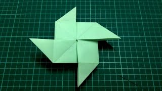 How to make origami paper pinwheel / windmill | Origami / Paper Folding Craft, Videos \u0026 Tutorials.