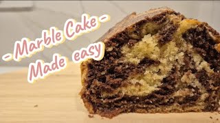 Easiest Marble Cake for beginner bakers :)