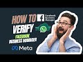 How to verify meta business account | WhatsApp API For Business | WABA