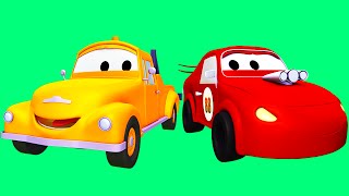 Tom The Tow Truck and the Racing Cars in Car City | Trucks cartoons for kids