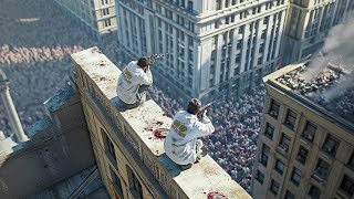 Grupo de personas queda atrapado en un edificio durante meses por culpa de una horda de zombies