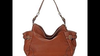 Clever Carriage Equestrian Hyde Park Leather Hobo