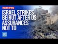 Israel strikes Beirut after US assurances not to | Dawn News English