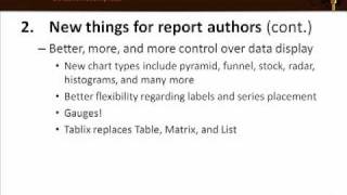 New Features in SQL Server 2008/R2 Reporting Services (Part 2)
