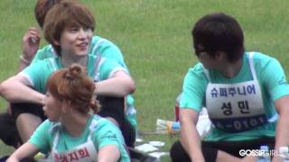 [GG Fancam] 110827 KyuMin @Idol Sport Championship