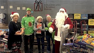 Sherwood Ford Santa Delivers Toys to Strathcona Christmas Bureau