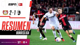 ¡TRIUNFAZO DE LOS ONCE DE LA COMPAÑÍA PARA SER LÍDERES! | B. Leverkusen 2-1 Friburgo | RESUMEN
