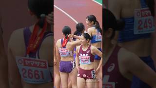 【雨の中のU20決勝戦】2024年U20女子100mH決勝 #shorts