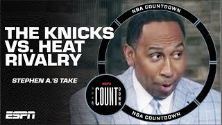 Stephen A. EXPLAINS why the Knicks vs. Heat rivalry is SO intense 🍿 | NBA Countdown