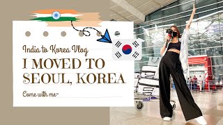 I MOVED TO SOUTH KOREA! • INDIA🇮🇳 TO ✈️ KOREA🇰🇷 VLOG • INDIAN STUDENT IN KOREA • AANCHAL AWARE •