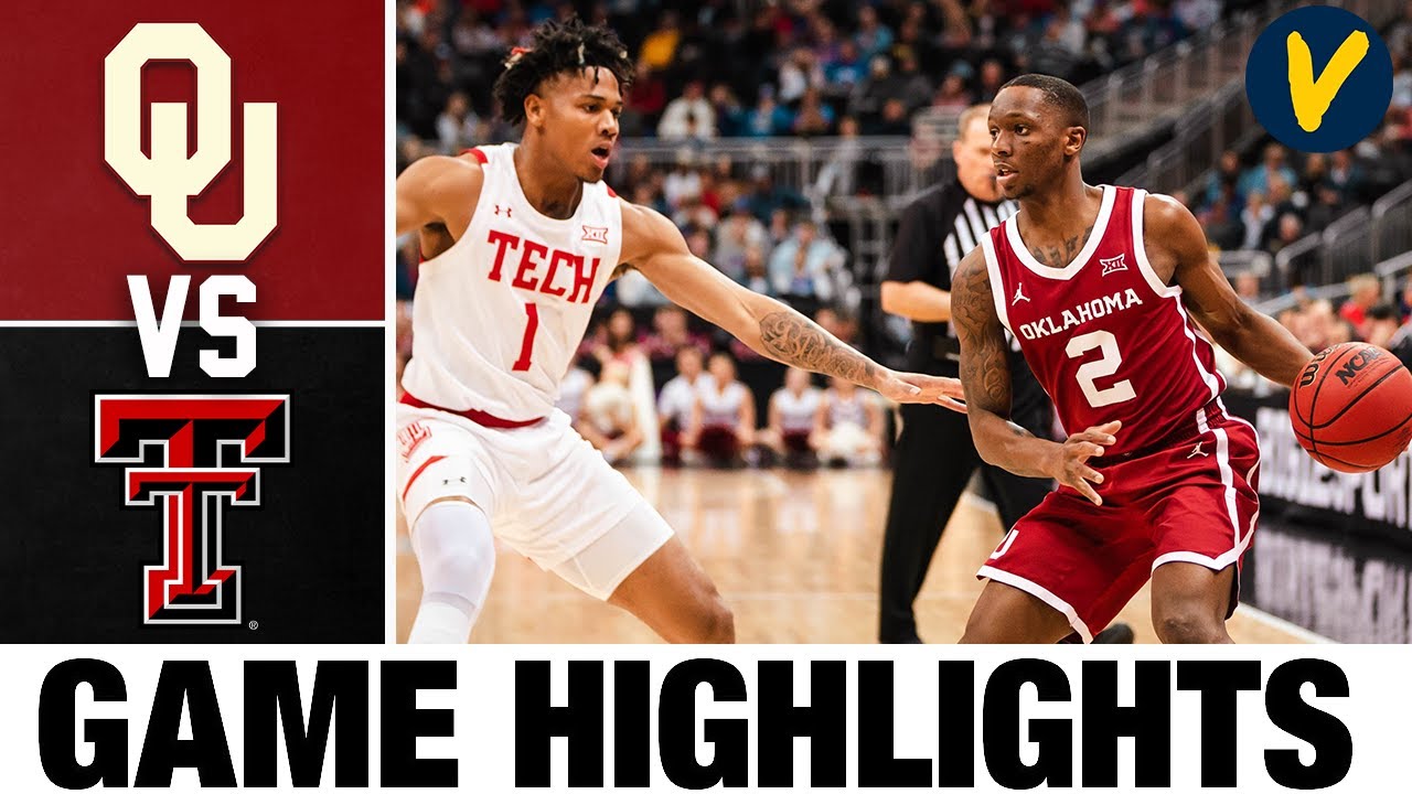 Oklahoma Vs #14 Texas Tech | Big 12 Tournament Semifinals Highlights ...