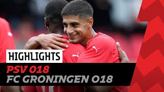 PSV O18 naar KWARTFINALE 🏆 | HIGHLIGHTS PSV O18 - FC Groningen O18