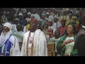 See How Ooni Of Ife & His Queens Welcomed Sen. Oluremi Tinubu To His 50th Birthday Ceremony Flag-Off