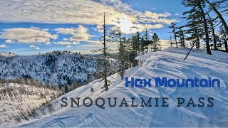 Snoqualmie Pass Snowshoe with My Aussie Pup - Hex Mountain