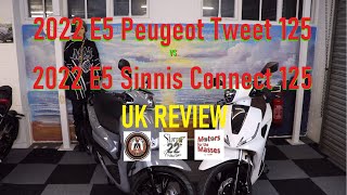 2022 Peugeot Tweet 125 VS 2022 Sinnis Connect 125