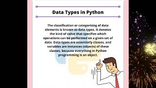 GE3151 PSPP UNIT 2----Data Types in python